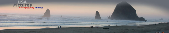 Canon beach, sunset                                                                                                                                                                                                                                       